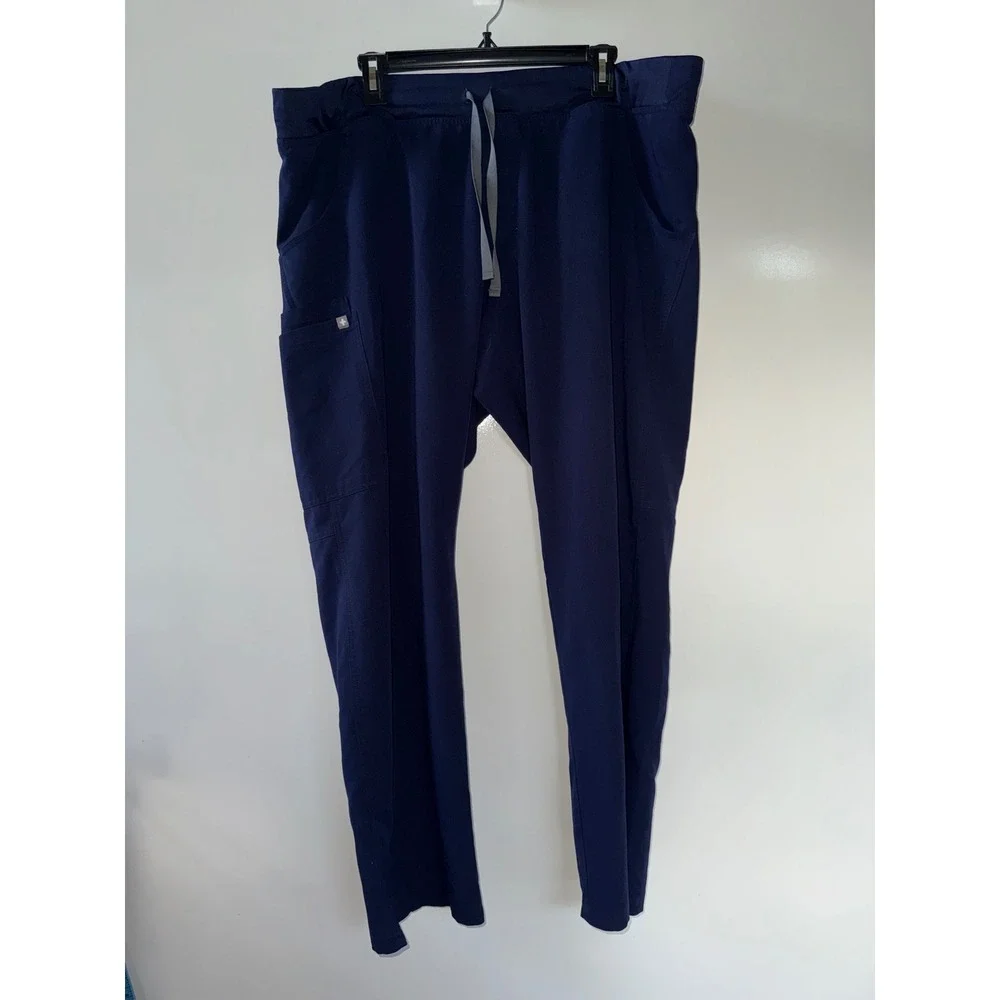 Figs Technical Collection Navy Blue‎ Scrub Pants Mens XXL T21004 Cargo Straight